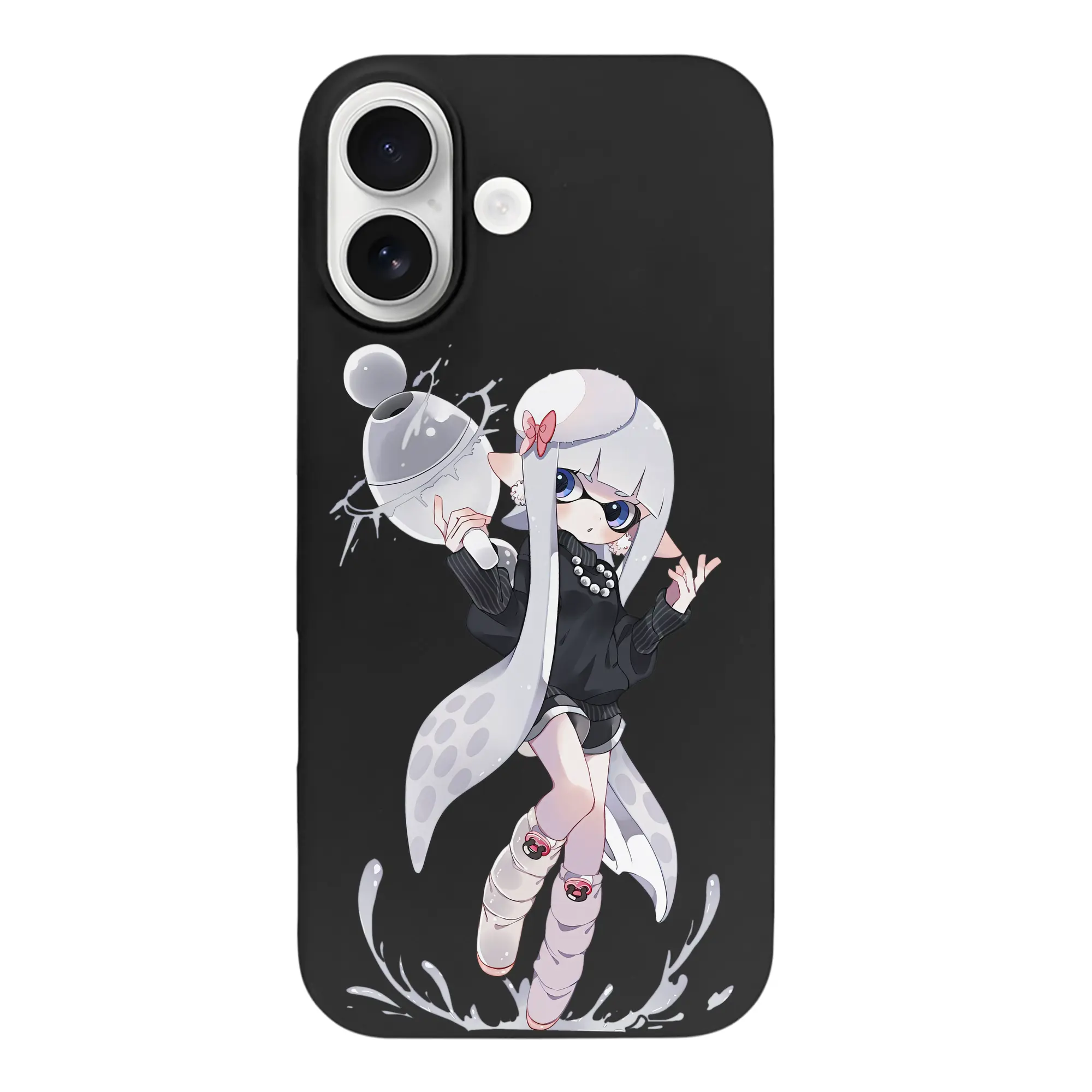 スプラトゥーン グッズ,インクリング - iPhone 17 シリーズ シリコンケース 薄型 耐衝撃 指紋防止 ソフトタッチカバー 精密フィット 傷防止 保護ケース iPhone 17/17 Air/17 Pro/17 Pro Max 対応